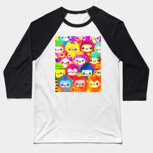 Food Kawaii Baseball T-Shirt